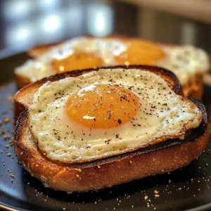 Air Fryer Egg Toast