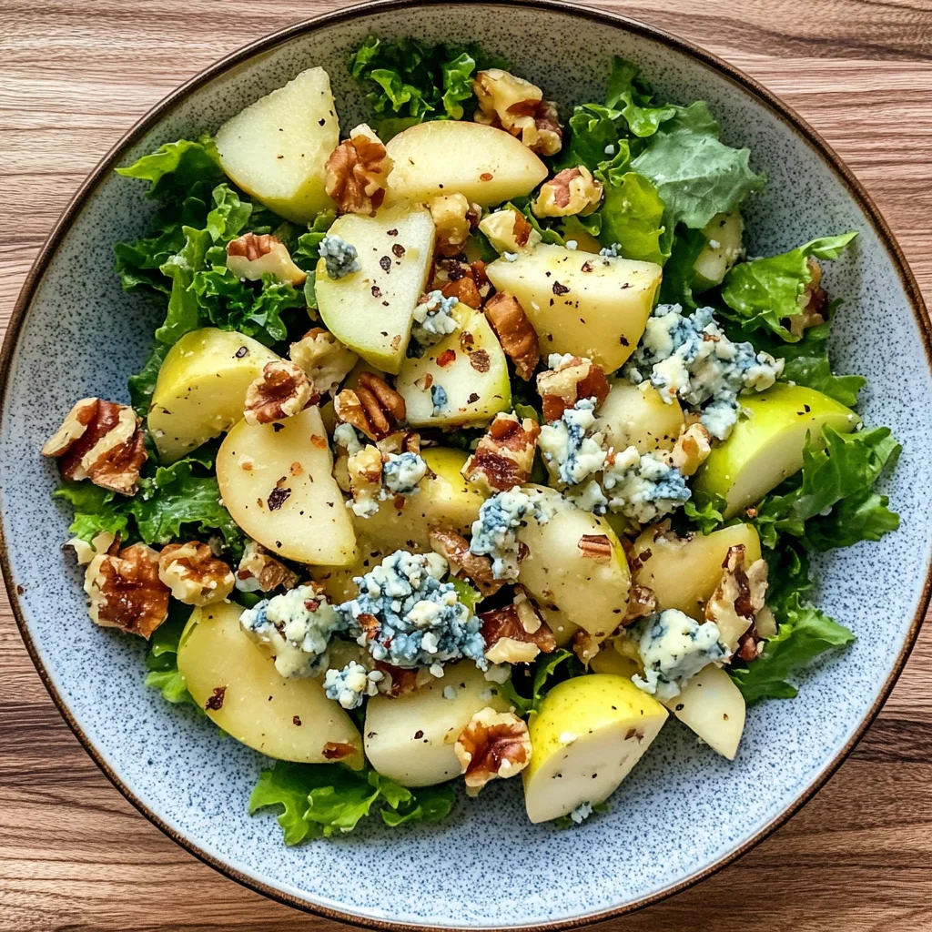 Apple Walnut & Blue Cheese Salad