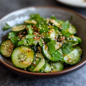 Asian Cucumber Salad