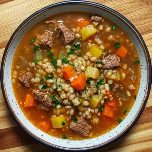 Beef Barley Soup