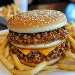 Big Mac Sloppy Joes