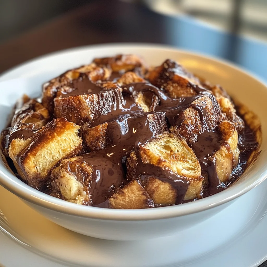 Chocolate Croissant Bread Pudding: A Decadent Dessert
