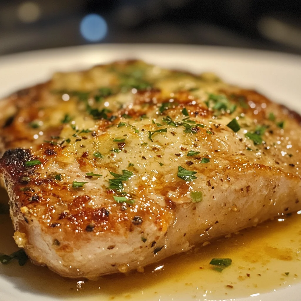 Garlic Parmesan Pork Chops