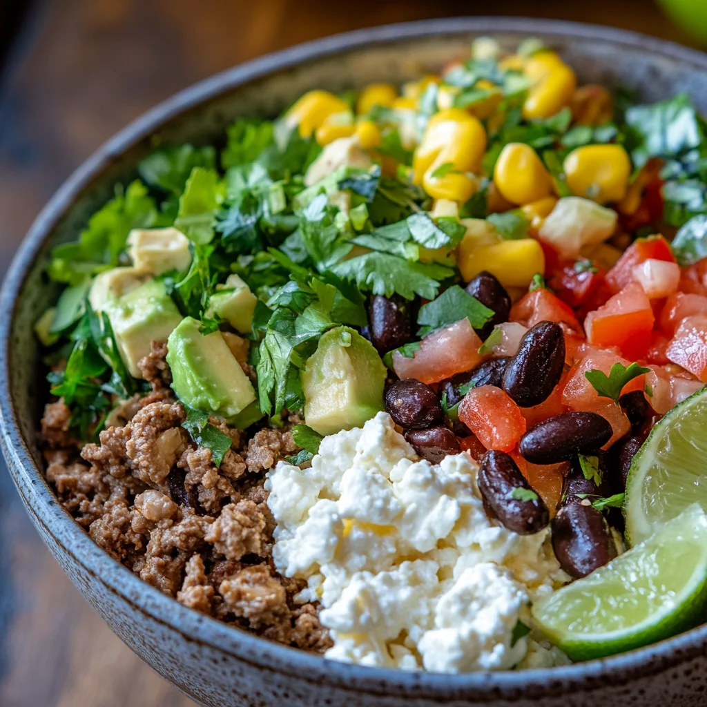 Cottage Cheese Taco Bowl