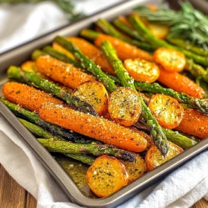 Roasted Asparagus & Carrots