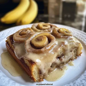 Banana Bread Cinnamon Rolls