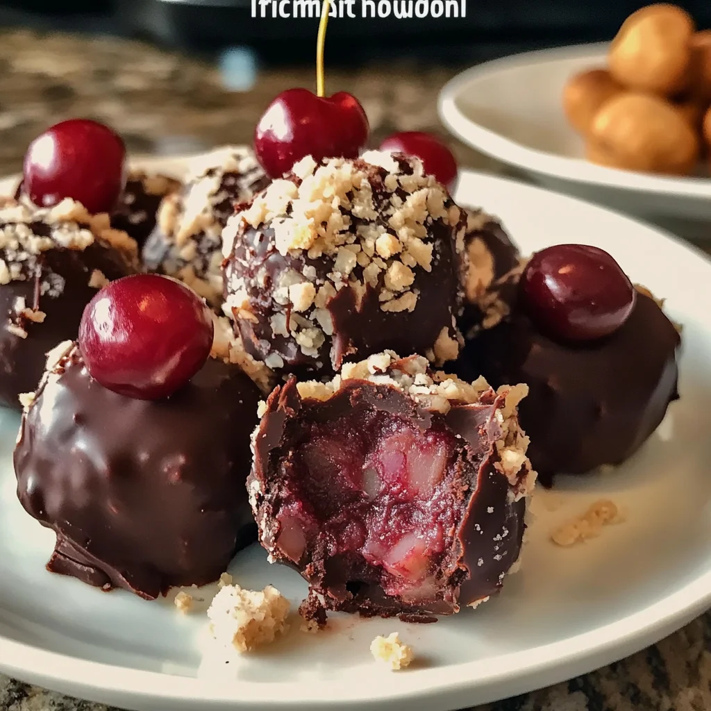 Cherry Mash Truffles