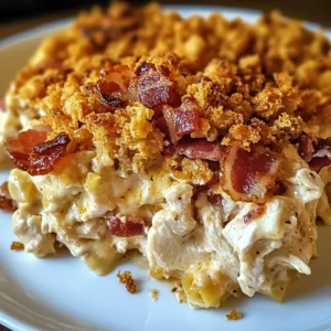 Chicken Bacon Crunch Casserole