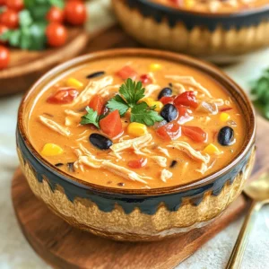 Creamy Chicken Tortilla Soup