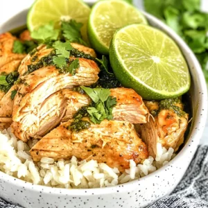 Crock Pot Cilantro Lime Chicken Recipe