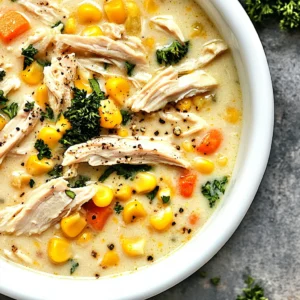 Crockpot Chicken Corn Chowder