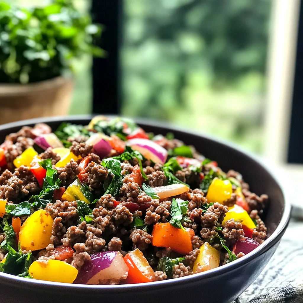Delicious Mediterranean Ground Beef Stir Fry Recipe for Busy Nights!