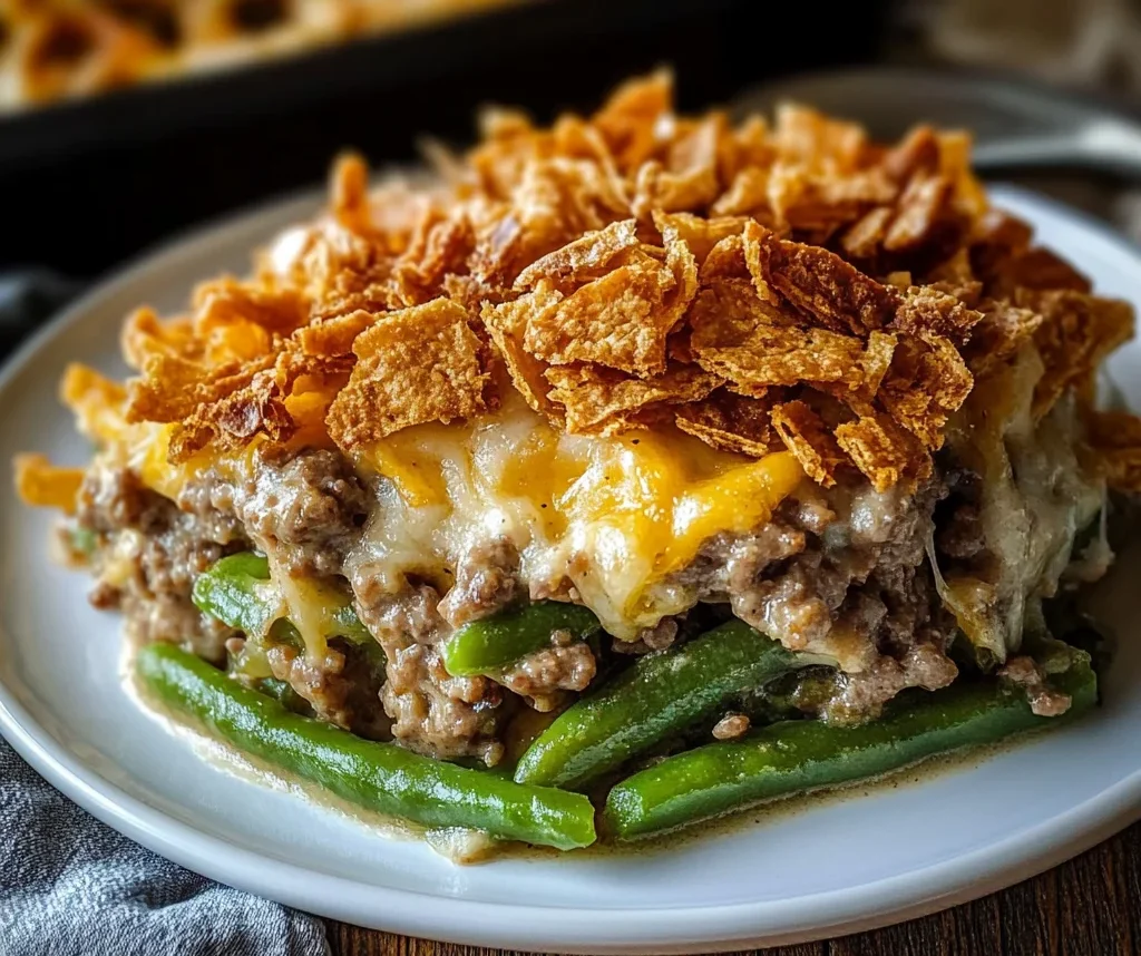 Hamburger Green Bean Casserole