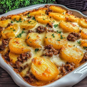 Hobo Casserole with Ground Beef & Potatoes