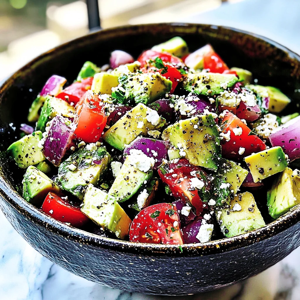 Mediterranean Diet Approved! Greek Salad with Avocado
