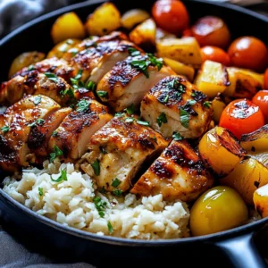 Mediterranean Chicken Skillet : Simple & Healthy Family Meal