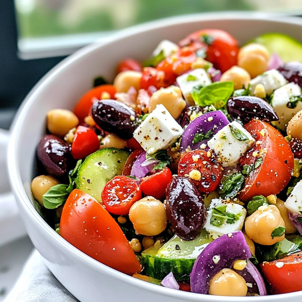 Mediterranean Chickpea Salad Recipe