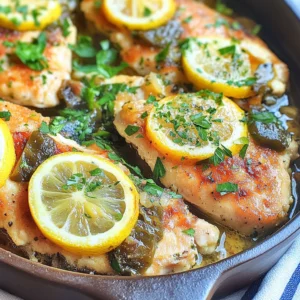 Mediterranean Style Chicken Piccata