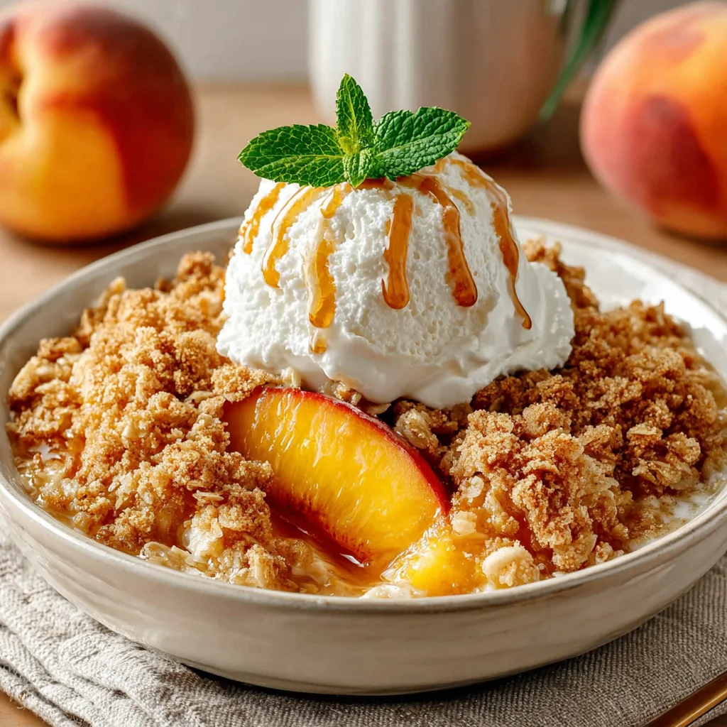 Peach Crisp: A Summertime Delight