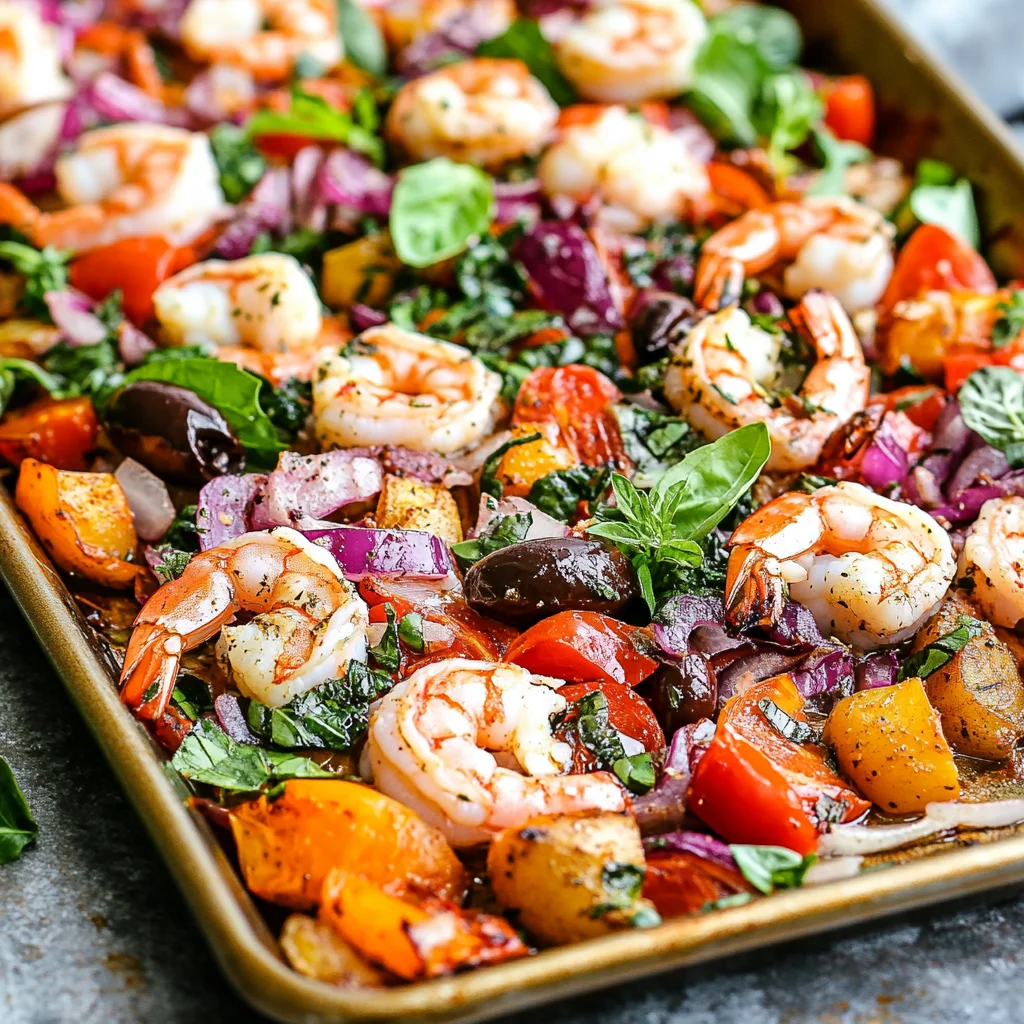 Sheet Pan Mediterranean Shrimp