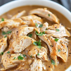 Slow Cooker Chicken and Gravy