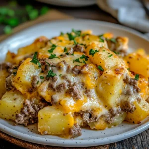 Slow Cooker Cowboy Potato Casserole