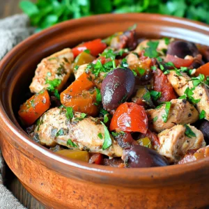 Slow Cooker Mediterranean Chicken