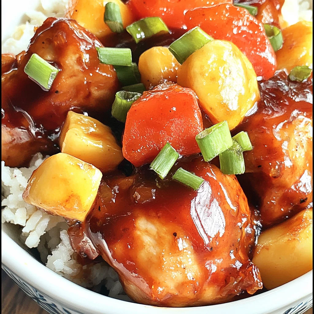 Sweet Hawaiian Crockpot Chicken Recipe