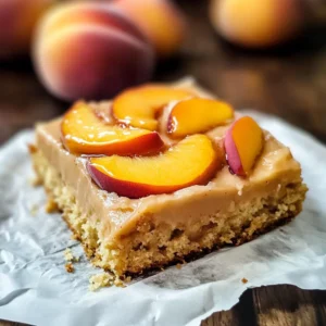 Brown Sugar Peach Cake