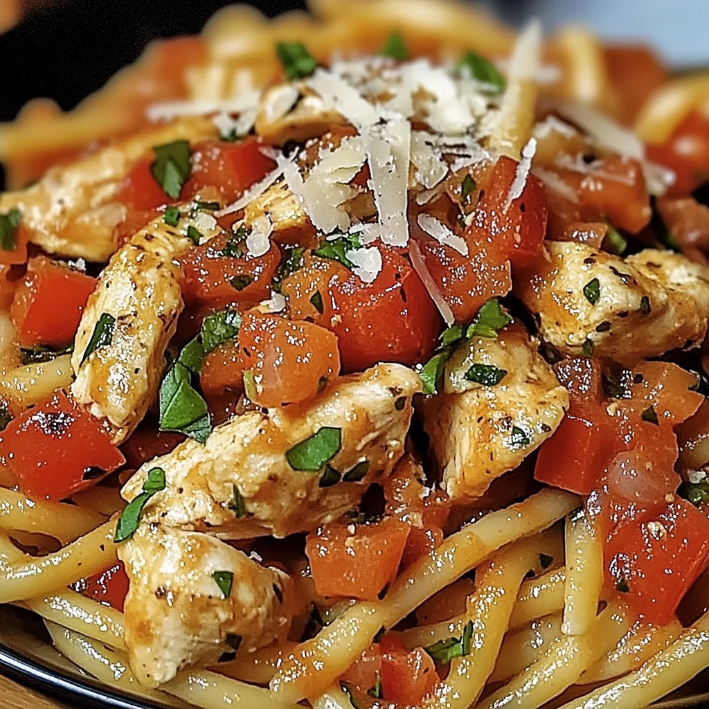 Bruschetta Chicken Pasta