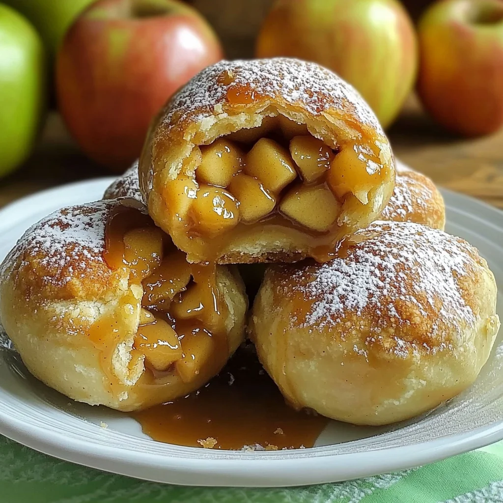 Caramel Apple Pie Bombs