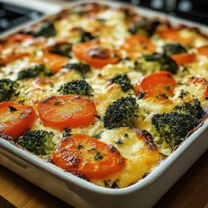 Cottage Cheese and Veggies Bake