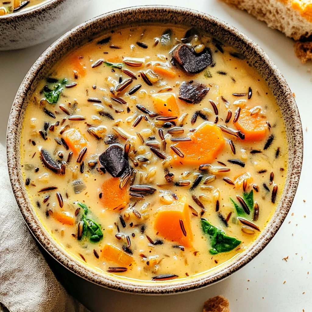 Cozy Autumn Wild Rice Soup