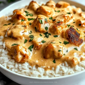 Creamy Smothered Chicken and Rice