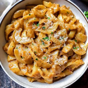 Easy French Onion Pasta