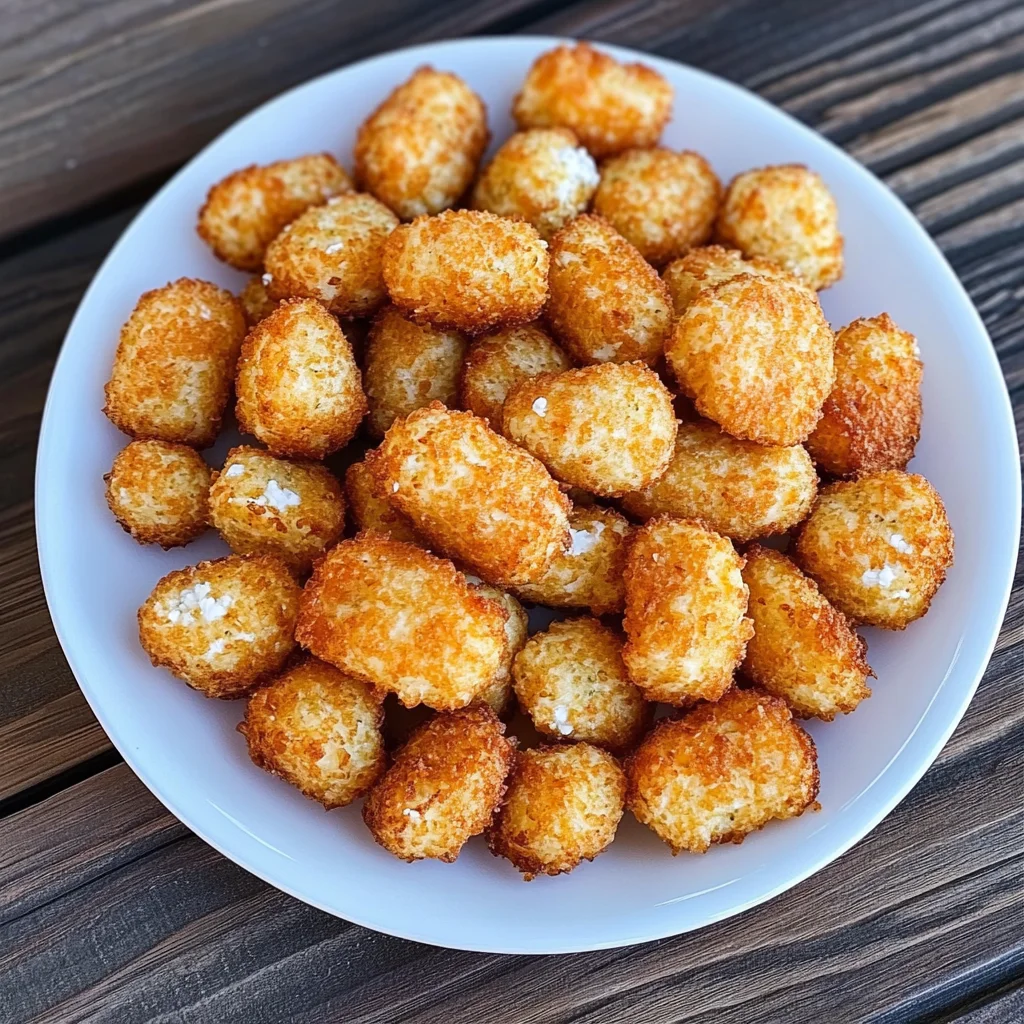 Easy Two Ingredient Cottage Cheese Tots