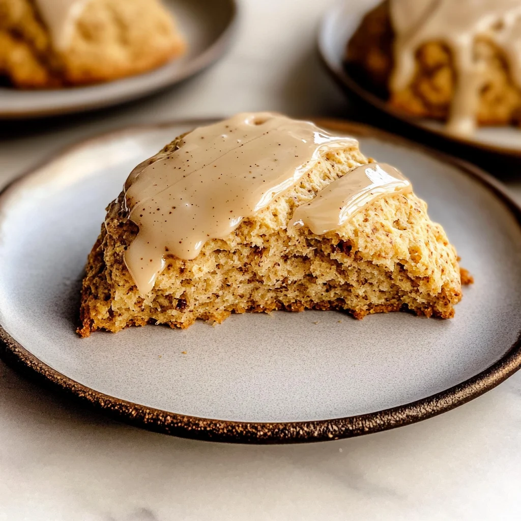 Homemade Chai Scones with Maple Chai Glaze
