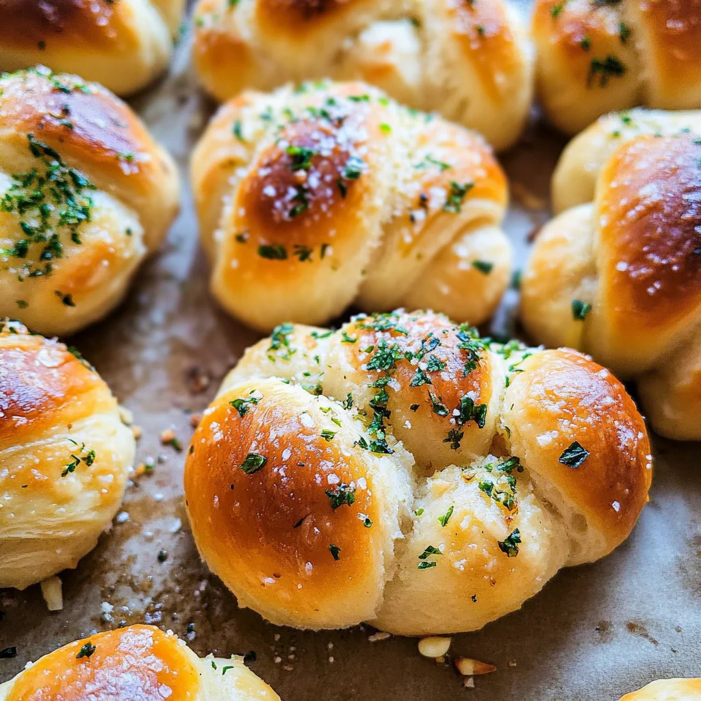 Homemade Garlic Knots Recipe