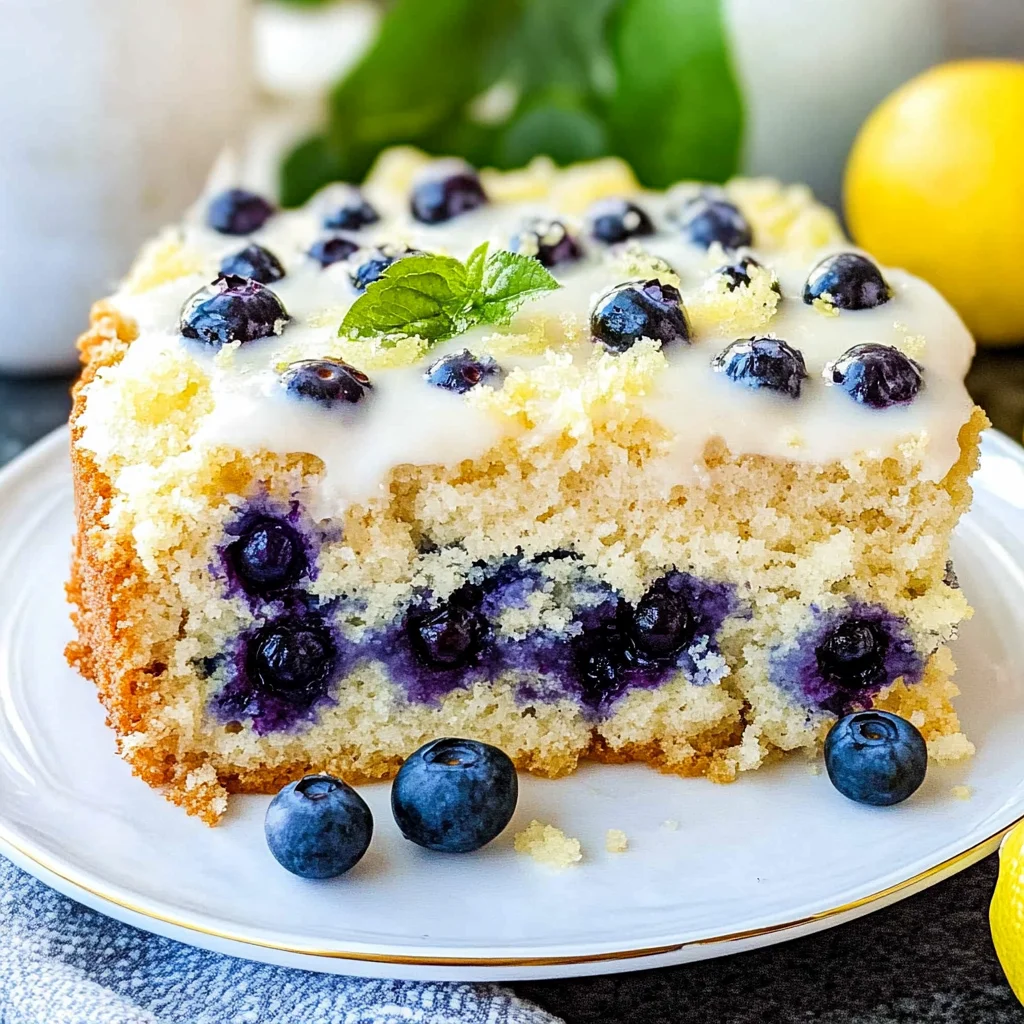 Lemon Blueberry Cake