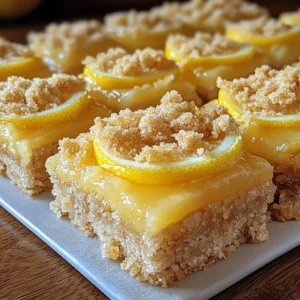 Lemon Crumb Bars
