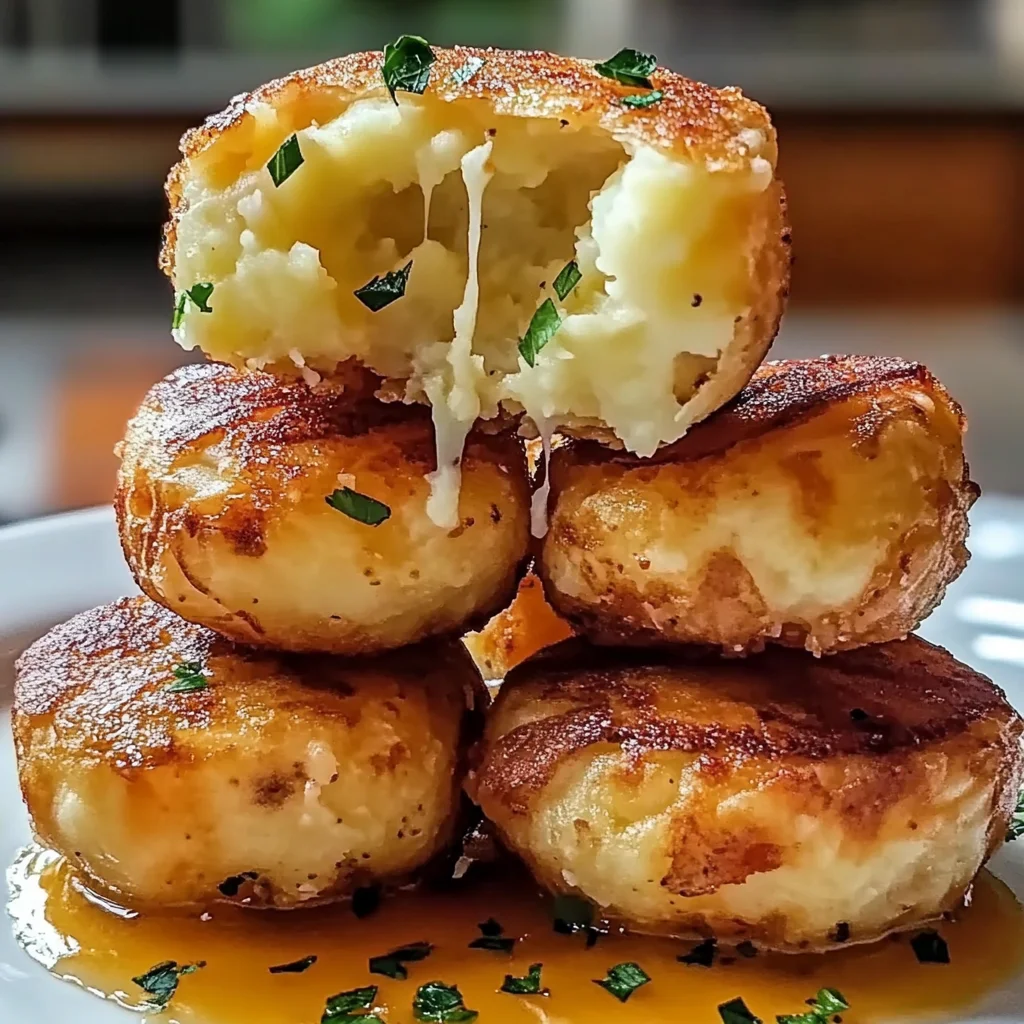 Mashed Potato Cheese Puffs