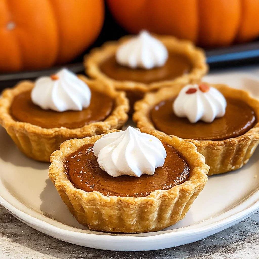 Mini Pumpkin Pies