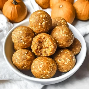 Pumpkin Protein Balls