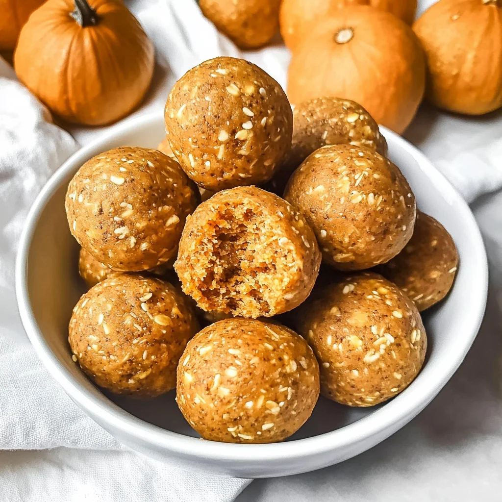 Pumpkin Protein Balls