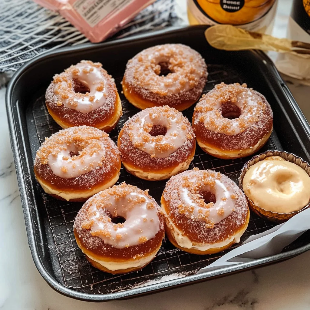 Pumpkin Spice Cheesecake Doughnuts