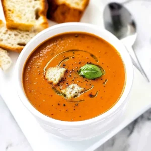 Roasted Tomato Basil Soup