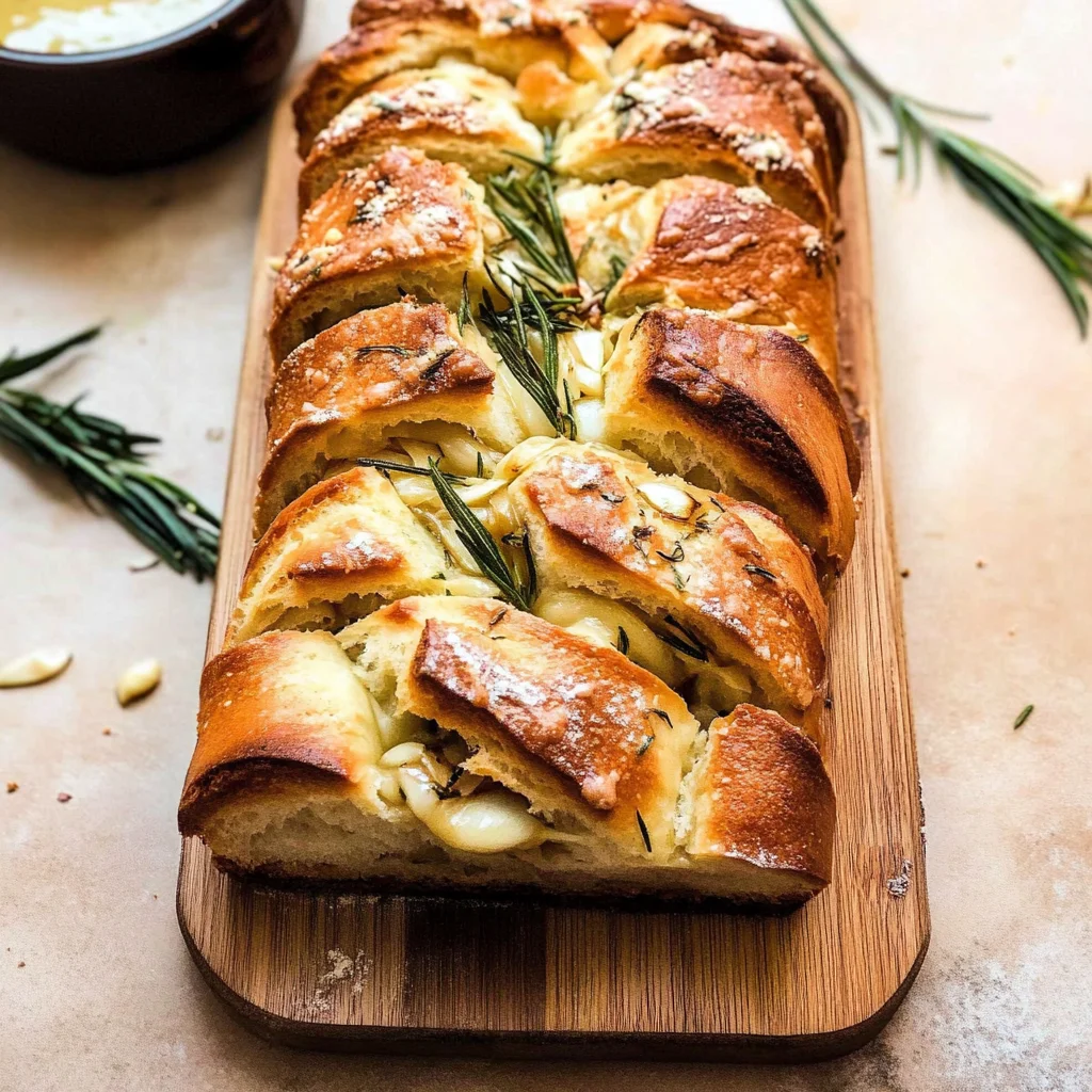 Rosemary Garlic Pull Apart Bread