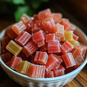 Simply Divine Candied Rhubarb Recipe