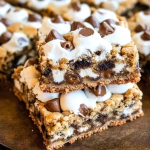 S'mores Cookie Bars