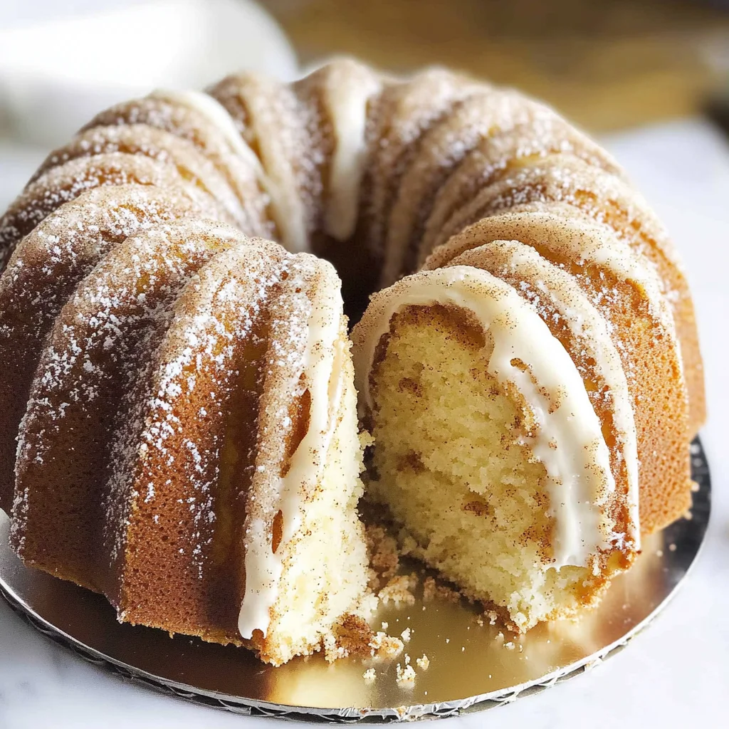 Snickerdoodle Bundt Cake
